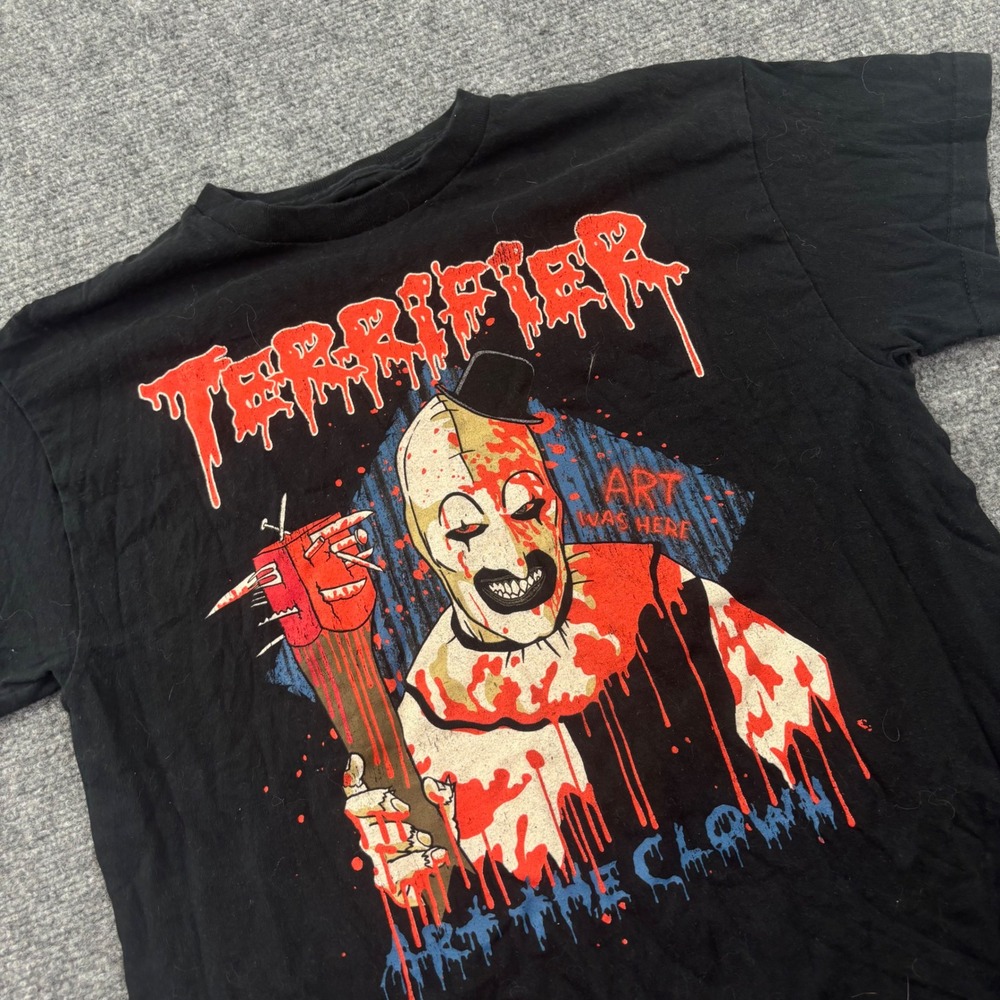 Terrifier Art the Clown Shirt Size Medium Black Art's Greatest Kills Tour‎ Men's